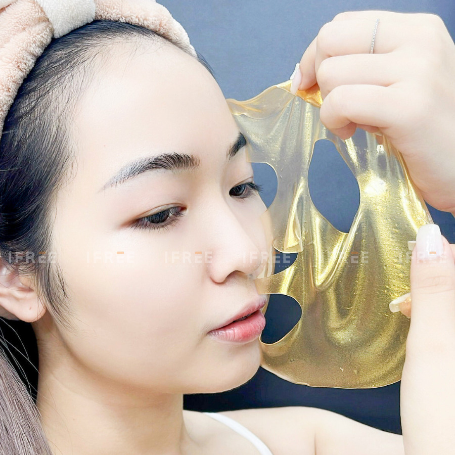 Gia công Mặt nạ vàng Hydrogel nâng cơ chống lão hóa 8 4