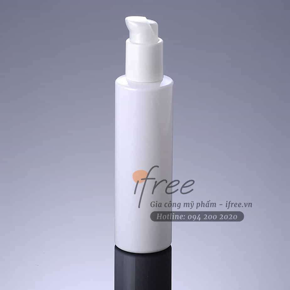 Gia công Peel AHA rau quả tự nhiên - tẩy tế bào chết 3 chai pet trắng chứa tẩy tế bào chết