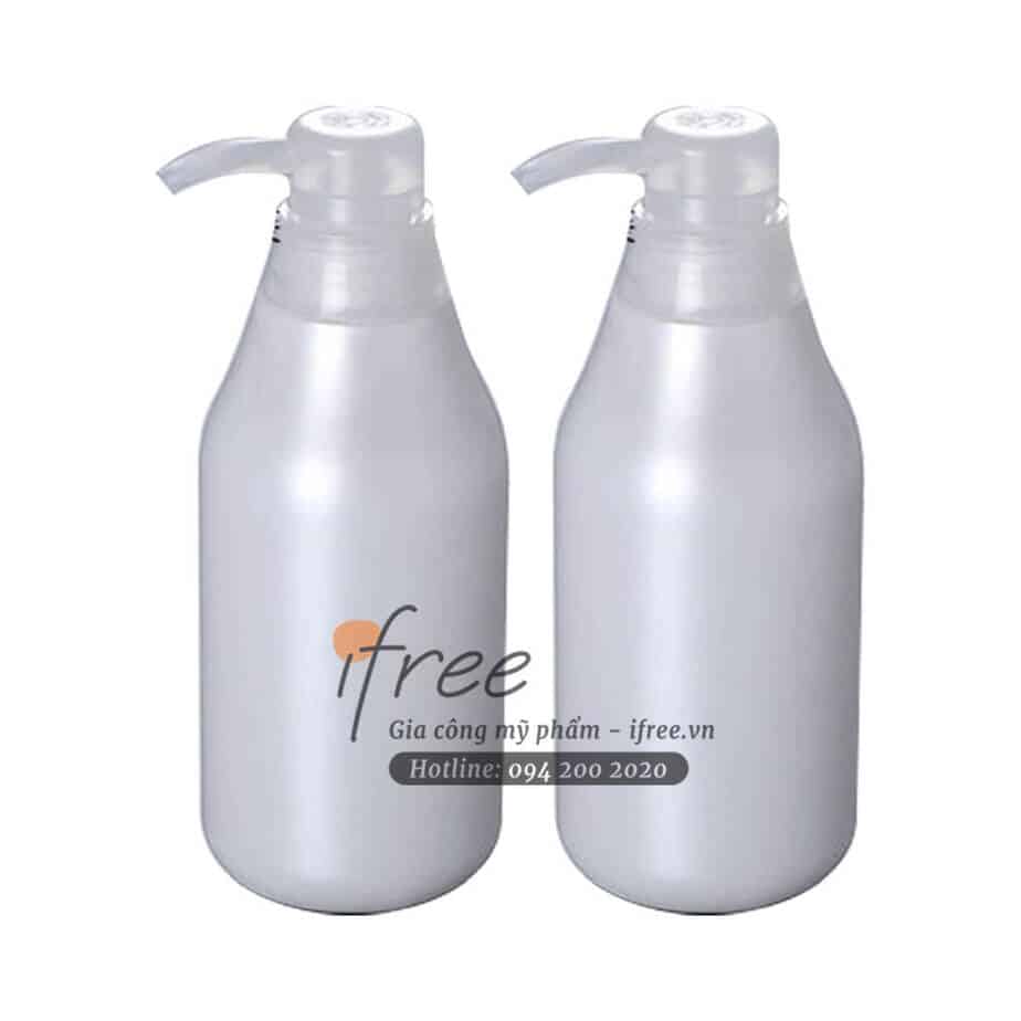 Gia công Sữa tắm em bé Baby Wash 3 Chai đầu vòi nhấn HDPE chứa sữa tắm