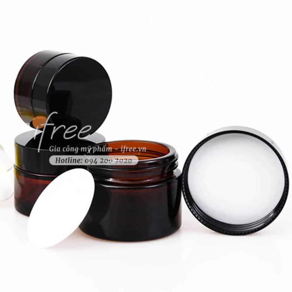 Gia công Kem mụn tràm trà 23 hũ thủy tinh