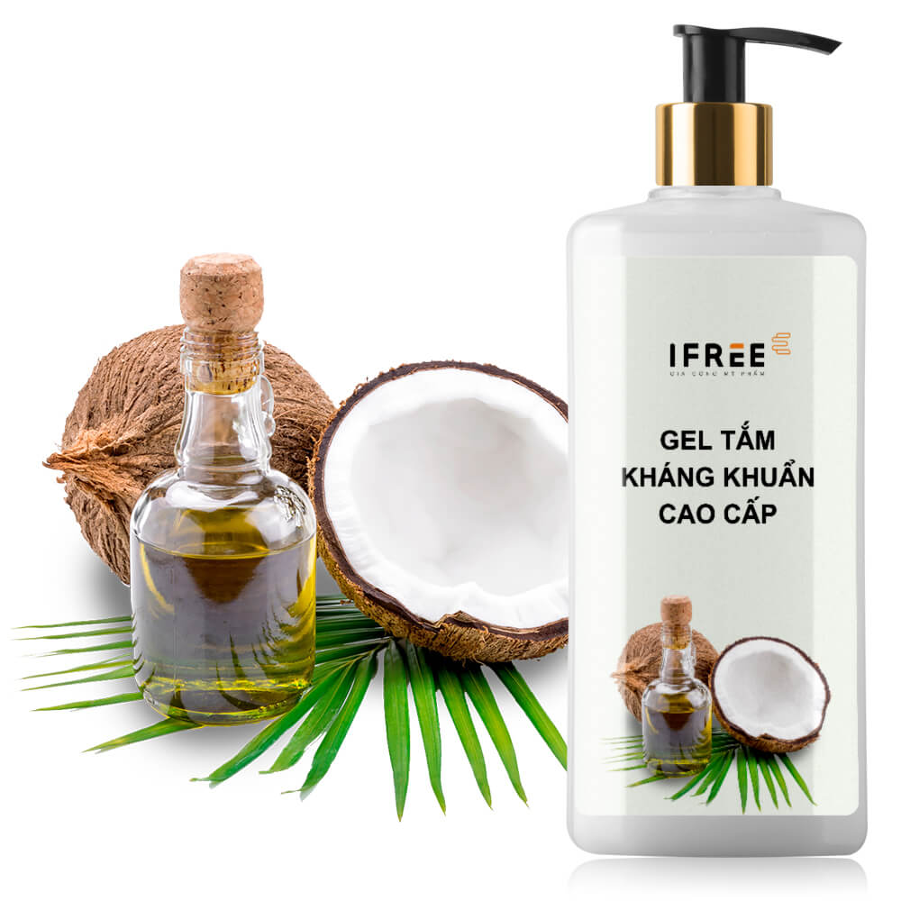 Gia công Gel tắm kháng khuẩn cao cấp 3 Mẫu chai đầu vòi nhấn 100ml -200ml -300ml -500ml thường được ifree sử dụng trong gia công gel tắm kháng khuẩn cao cấp