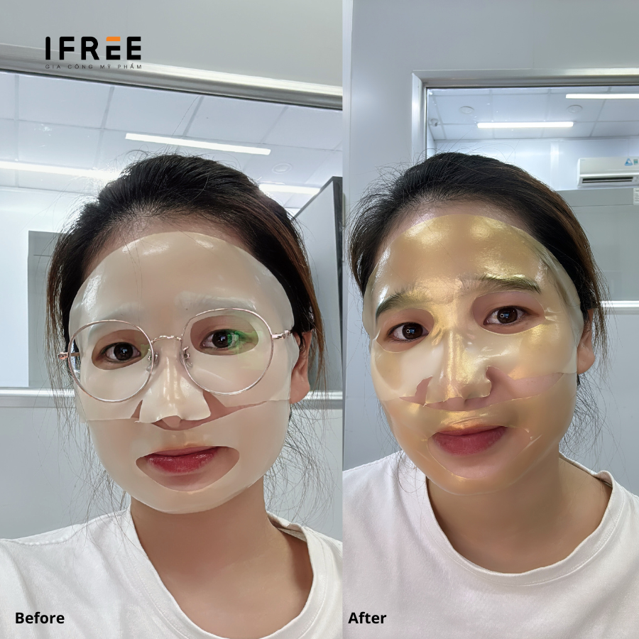 Gia công mặt nạ thạch chuyển vàng 24K chống lão hóa – Collagen 24k Gold Mask 7 Gia Công Mặt Nạ Thạch Chuyển Vàng 24K Chống Lão Hóa