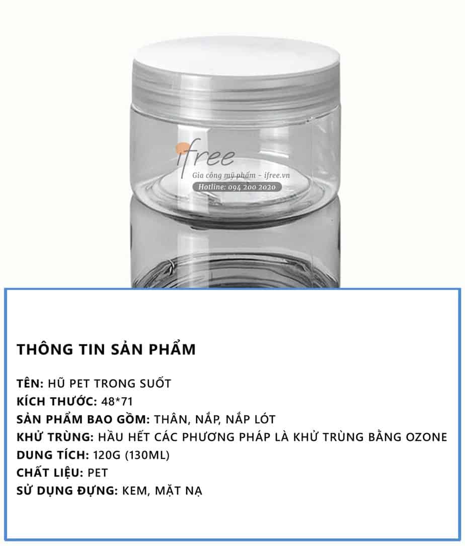 Gia công Mặt nạ Gel Peptide Hạt Chia làm dịu da tức thì 9 hũ pet trong suốt giá rẻ