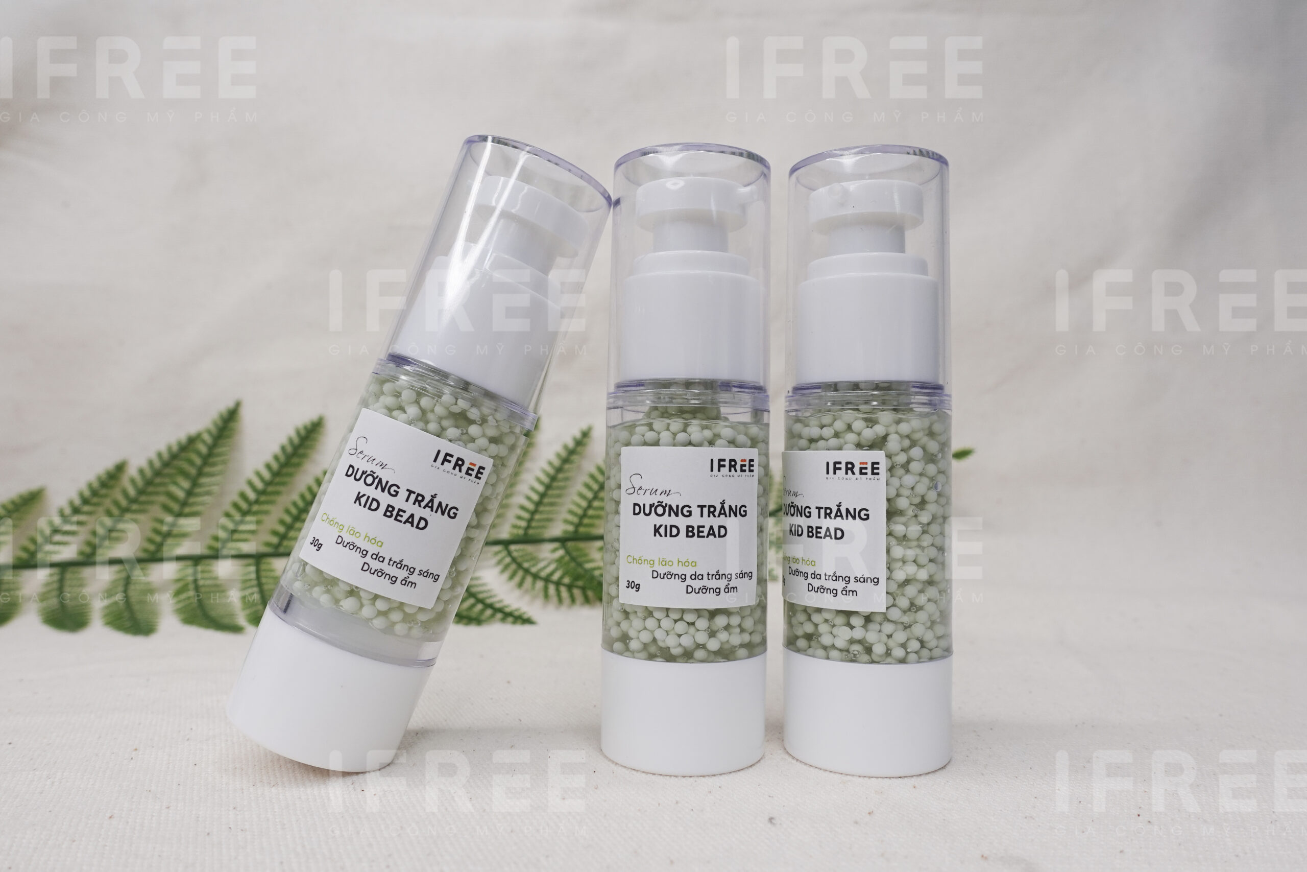 Gia công Serum dưỡng trắng Kid Bead 2 gia công serum dưỡng trắng kid bead tại Gefco với tinh chất , chứa hạt dưỡng chất tăng tính thẩm mỹ thương mại đột phá, tạo cảm giác thư giãn và kích thích việc chăm sóc da đều đặn.