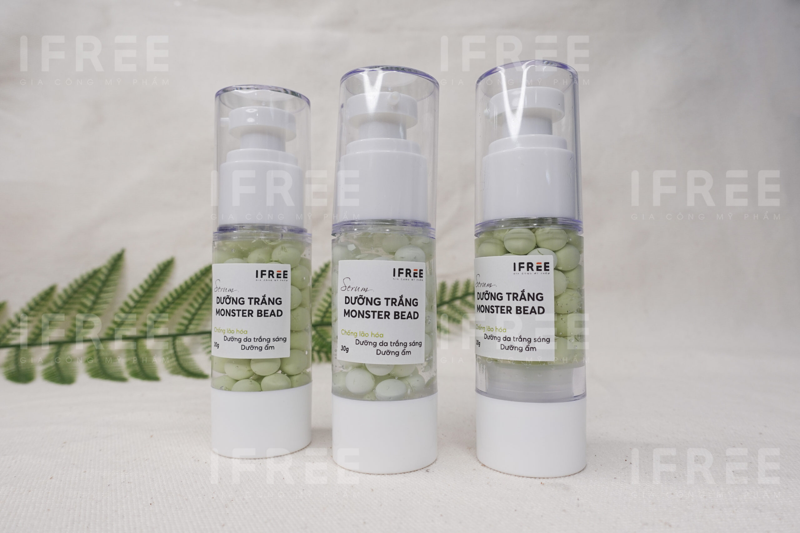 Gia công Serum dưỡng trắng Monster Bead 2 gia công serum dưỡng trắng monster bead tại Gefco cung cấp sản phẩm serum dưỡng trắng sáng, dưỡng ẩm tới các thương hiệu mỹ phẩm trên toàn quốc