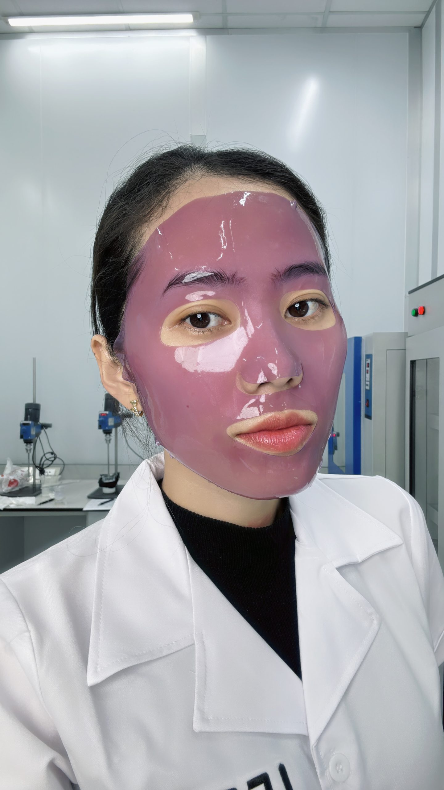 Gia công mặt nạ thạch tía tô trắng da 4 Gia công mặt nạ thạch tía tô trắng da