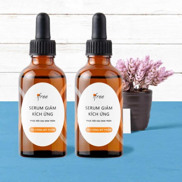 Gia công Essence cây hồi sinh 11 serum giảm kích ứng phục hồi sau kem trộn