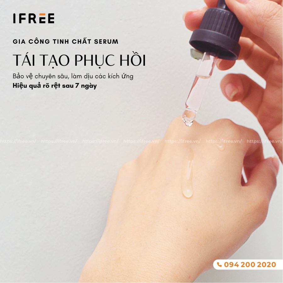 Gia công serum HA tái tạo phục hồi da 7 Gia công serum HA tái tạo phục hồi da