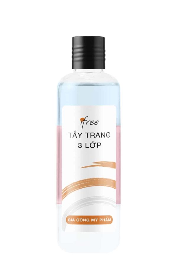 Gia công Dung dịch tẩy trang 3 lớp 2 Gia công dung dịch tẩy trang 3 lớp tại Gefco : tẩy trang được cả makeup khó trôi nhất, dưỡng ẩm cho da, hỗ trợ tái tạo da.