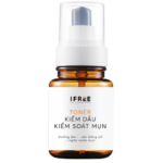 gia công toner kiềm dầu kiểm soát mụn - sản phẩm hỗ trợ tốt cho da dầu được gia công sản xuất bởi iFREE